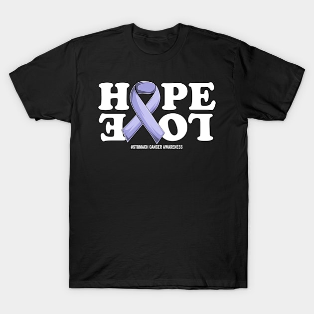 Stomach Cancer Support | Periwinkle Ribbon Squad Support Stomach Cancer awareness T-Shirt by OldyArt